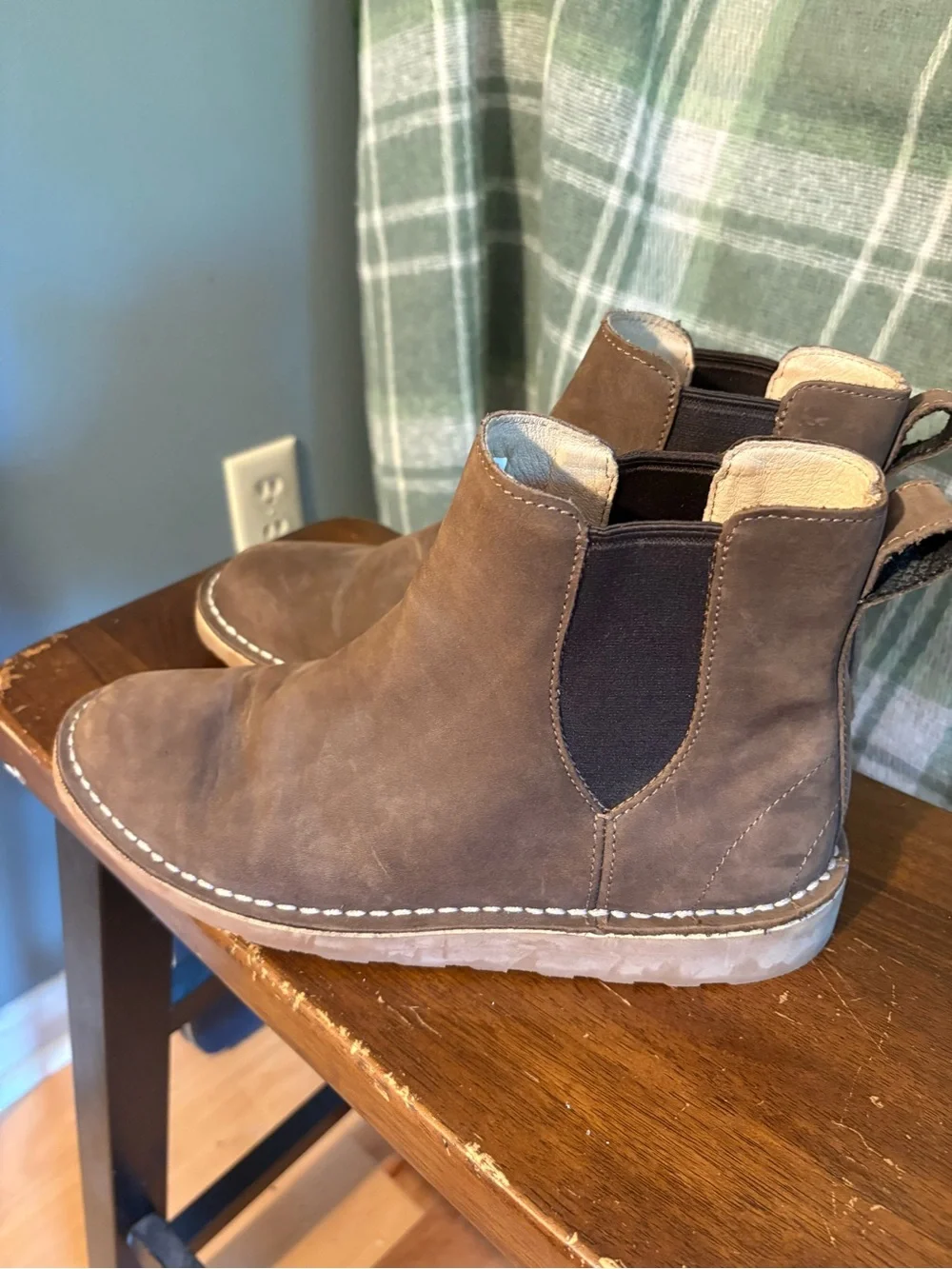 L.L. Bean Stonington Brown Chelsea-Style Leather Ankle Boots